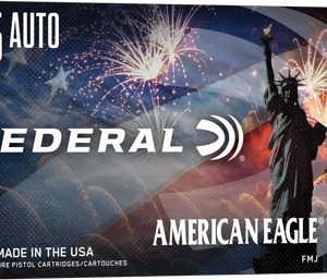 FEDERAL AE 45 ACP 230GR FMJ - 50RD 20BX/CS AMERICA 250TH
