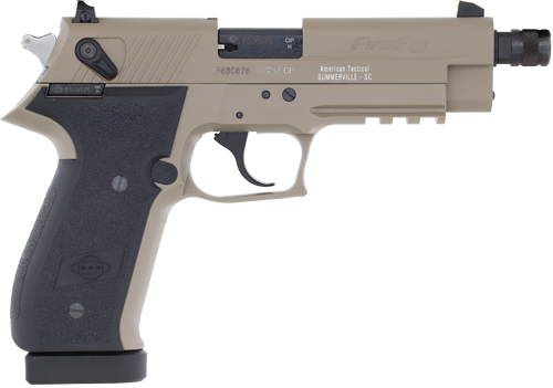 GERMAN SPORT FIREFLY 22LR - 4.9" FS 13RD THREADED TAN