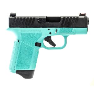 GForce Arms GF9 Rapture Subcompact OR Handgun 9mm Luger 12rd Magazine 3.25" Barrel Robin's Egg Frame Black Slide
