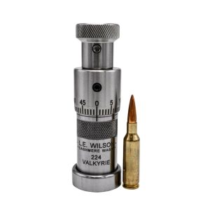 L.E. Wilson Stainless Steel Bullet Seater Die with Micrometer Adjustment 6.5x47 Lapua