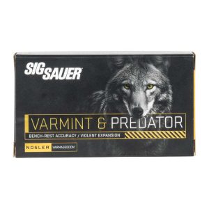 Sig Sauer Varmint & Predator Rifle Ammunition 223 Rem 55gr PT 20/ct