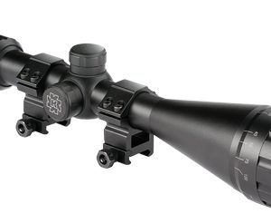 KONUS SCOPE FIGHTER 4-16X50 - W/RINGS AO ILLUMINATED BDC BLK