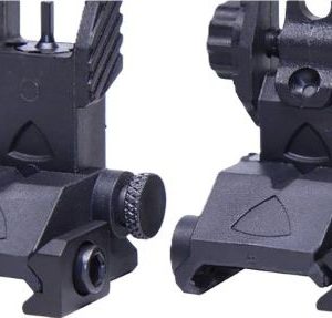 GUNTEC AR-15 EZ SIGHTS POLY - BACK UP THIN IRON SIGHT SET