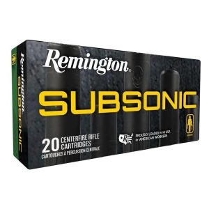 Remington Subsonic Rifle Ammunition 45-70 Govt 300gr HP 1000 fps 20/ct