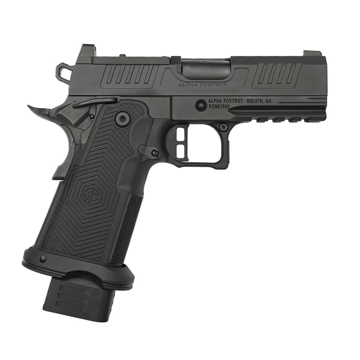 AF1911-ROMULUS 9MM 17 & 20 Rnd Magazines (1 Each) 3.5" BULL Barrel DLC Black MOS Optic Cut