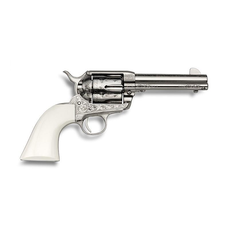 EMF Great Western II US Grant Revolver 45 Colt 6rd Capacity 4.75" Barrel Ultra Ivory (Poly) Grips