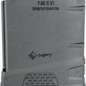 MFT MAGAZINE AR10/SR25 7.62X51 - 308 WIN 10RD BLACK POLYMER