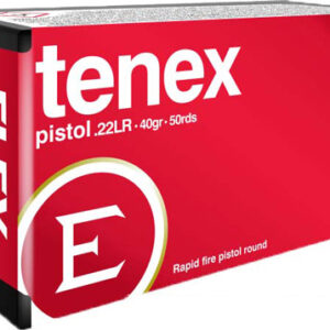 ELEY TENEX PISTOL 22LR 40GR - ROUND NOSE 50RD 100BX/CS