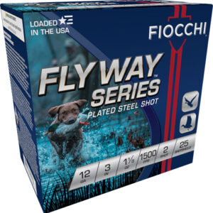 FIOCCHI FLYWAY 12GA 3" 1-1/8OZ - #2 1500FPS 25RD 10BX/CS