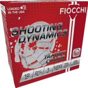 FIOCCHI 12GA 2.75" 1OZ #7.5 - 1250FPS 250RD CASE LOT