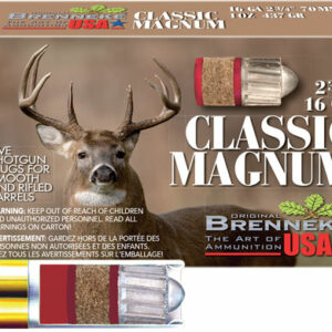 BRENNEKE USA CLASSIC MAH 16GA - 2.75" 1OZ SLUG 5RD 50BX/CS