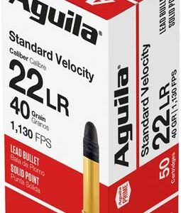 AGUILA STANDARD-VEL 22LR 40GR - LEAD-RN 2000RD CASE LOT