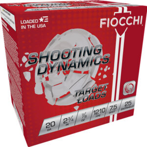 FIOCCHI 20GA 2.75" 7/8OZ #7.5 - 1210FPS 250RD CASE LOT