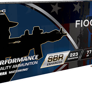 FIOCCHI 223 REM SBR ENHANCED - 77GR HPBT 20RD 10BX/CS
