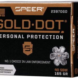 SPEER GOLD DOT 40 SW 165GR - GDHP 20RD 10BX/CS