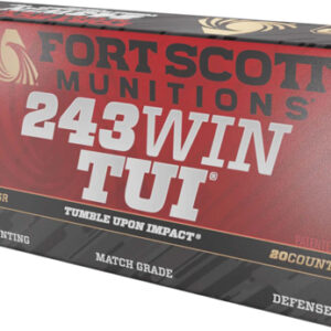 FORT SCOTT 243 WIN 80GR TUI - SOLID COPPER 20RD 10BX/CS
