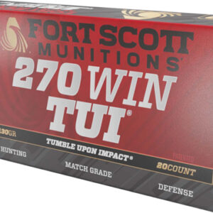 FORT SCOTT 270 WIN 130GR TUI - SOLID COPPER 20RD 10BX/CS