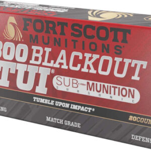 FORT SCOTT 300 AAC 190GR TUI - SOLID COPPER 20RD 25BX/C