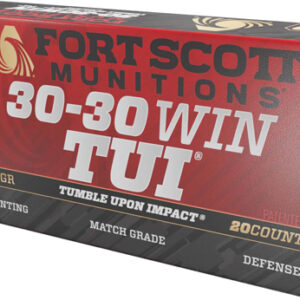 FORT SCOTT 30-30 WIN 130GR TUI - SOLID COPPER 20RD 10BX/CS