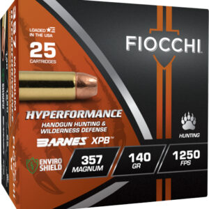 FIOCCHI 357 MAG 140GR XPB - 25RD 8BX/CS