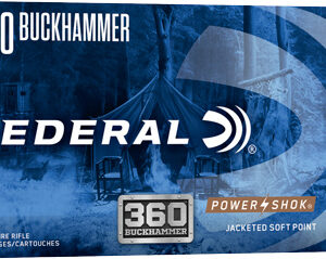 FEDERAL POWER-SHOK 360 - BUCKHAMMER 180GR SP 20RD 10B/C