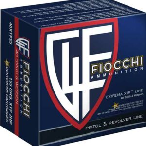 FIOCCHI 40 SW 155GR XTP-HP - 25RD 20BX/CS