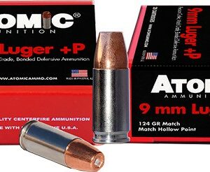 ATOMIC 9MM LUGER +P 124GR JHP - 20RD 10BX/CS