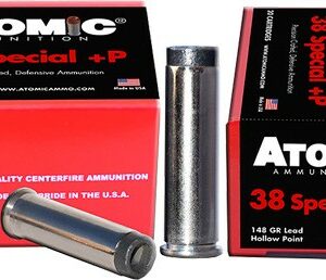 ATOMIC 38 SPECIAL +P 148GR WC - UP-SIDE DOWN 20RD 10BX/CS