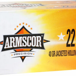 ARMSCOR 22 TCM 40GR JHP - 100RD 12BX/CS