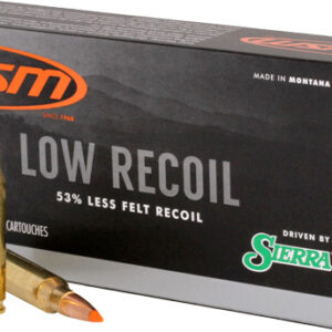HSM LOW RECOIL 6.5 CM 140GR - SBT 20RD 25BX/CS