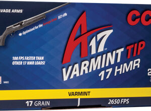 CCI A17 VARMINT TIP 17HMR 17GR - 2650FPS 200RD 10BX/CS