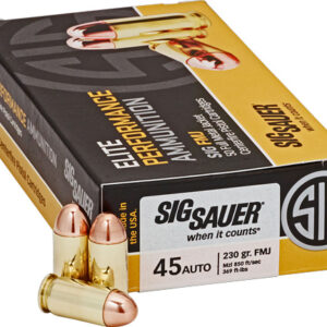 SIG 45 ACP 230GR FMJ - 50RD 20BX/CS