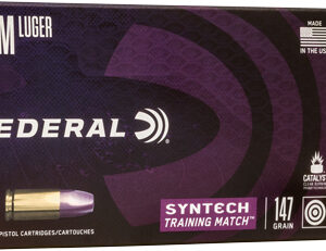 FEDERAL AE 9MM LUGER 147GR TSJ - TRAINING MATCH 50RD 10BX/CS