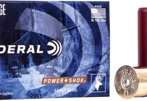 FEDERAL POWER SHOK 12GA 2.75" - 1OZ SABOT 5RD 50BX/CS