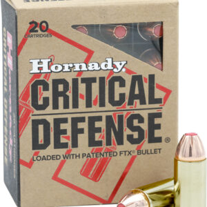 HORNADY CRITICAL DUTY 45 ACP+P - 185GR FLEXLOCK 20RD 10BX/CS