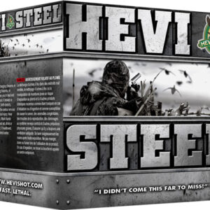 HEVI-SHOT HEAVY STEEL 12GA - 3.5" 1-3/8OZ #4 25RD 10BX/CS
