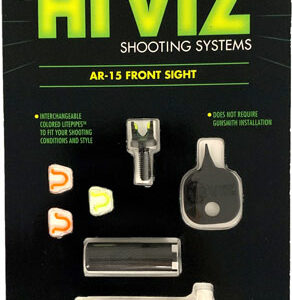 HIVIZ FRONT SIGHT FOR AR-15 - ALL TYPES RED/GREEN LITEPIPES