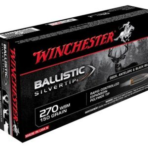 WINCHESTER SUPREME 270 WSM - 150GR SILVER TIP 20RD 10BX/CS