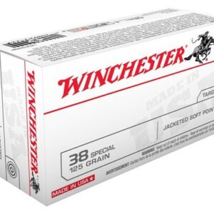 WINCHESTER USA 38 SPECIAL - 125GR JSP 50RD 10BX/CS