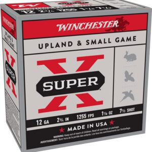 WINCHESTER SUPER-X 12GA 2.75" - 1-1/8OZ #7.5 1255FPS 250R CASE