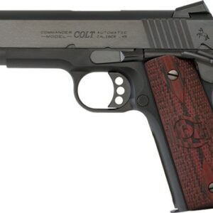 COLT LW COMMANDER 9MM LUGER - 9-SHOT BLUED G10 GRIPS
