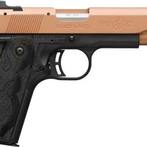 BROWNING 1911-22 BLACK LABEL - 22LR 4.25" FS BLACK/COPPER