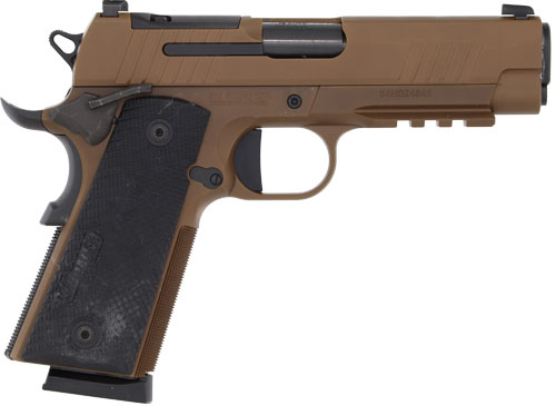 SIG 1911 XCARRY 45ACP 4.25" - XRAY-3 OR (2)8RD G10 COYOTE