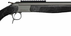 CVA SCOUT TD 350 LEGEND 20" - W/RAIL TUNGSTEN/BLK WEB