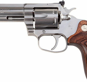 COLT KING COBRA 357MAG TARGET - 4" STAINLESS ADJ. SGT. WOOD