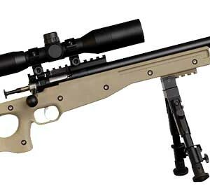 CRICKETT PRECISION RIFLE 22LR - BLUED/FDE THREADED W/SCOPE