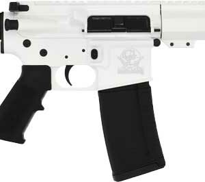 GLFA AR15 PISTOL 223 WYLDE - 7.5" NITRIDE BBL WHITE