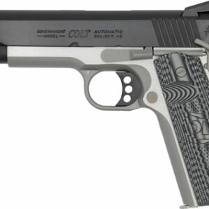 COLT GOVT COMPETITION 45ACP - 5" SS/FRAME BLUE/SLIDE ADJ