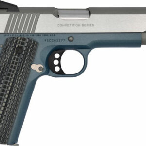 COLT GOVT COMPETITION 9MM - 5" BLUE TITANIUM/SS ADJ G10