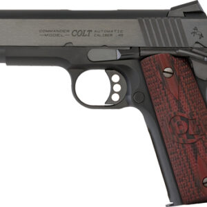 COLT LW COMMANDER 45ACP - 8-SHOT BLUED G10 GRIPS